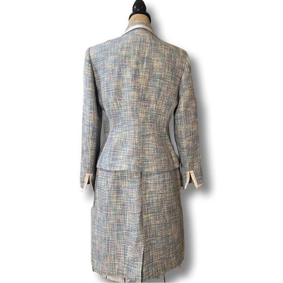 Chadwick’s Women’s 2 Piece Blazer & Skirt Tweed Women’s Suit size 10P - Picture 3 of 14